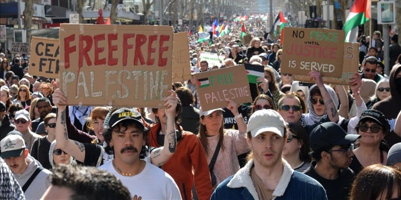 avustralya halkindan israile yaptirim talebi binlerce kisi sokaga dokuldu pACPBkpv