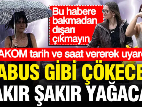 Akom gun ve saat vererek acikladi gok gurultulu saganak yagis geliyor w3FGG7OD