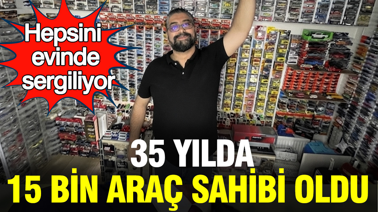 35 yılda 15 bin maket araba biriktirdi: Evindeki odayı gören gözlerine inanamıyor